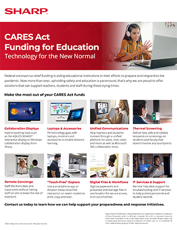 CARES Act Funding for Education