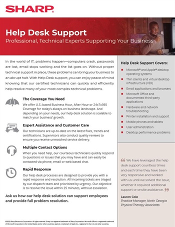 Help Desk: Technical Experts Supporting Your Business