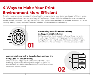 4 Ways to Make Your Print Environment More Efficient