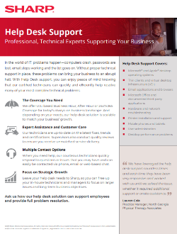 Help Desk Support PDF