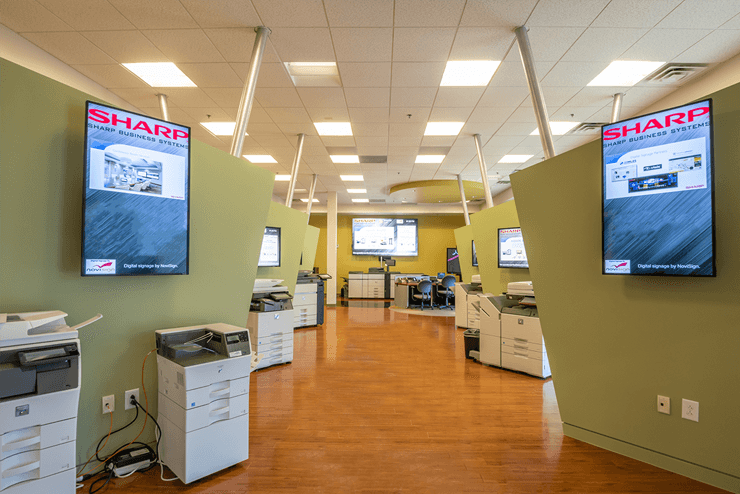 Image of Copier showroom in SBS Branch in Greenville, South Carolina